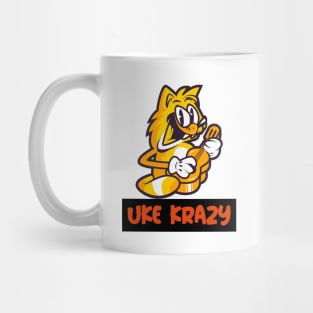 Uke Krazy, ukulele design Mug